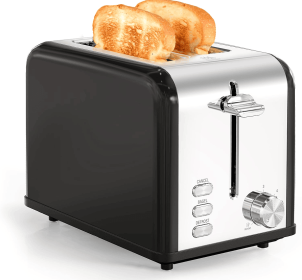 W1134P237561  2 chip Toaster 1.5-inch super wide slot 6 Browning settings and 3 features (thaw / reheat / cancel) SUS304 Ultra wide slot and remo