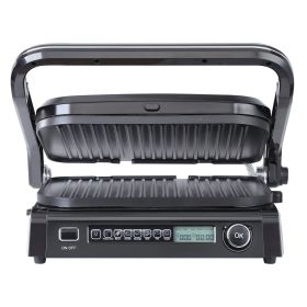 VEVOR 7 IN 1 Commercial Electric Griddle, 14.4" 1800W Indoor Countertop Grill