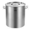 64QT Stainless Steel Stockpot Cooking Kitchen Sauce Pot with Basket Lid Handle