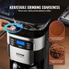 VEVOR 12-Cup Coffee Maker Drip Coffee Machine with 24-Hour Timer for Auto Brew