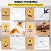 40x72in Clear PVC Table Cover Protector, 1.5mm Thick Rectangular Plastic Desk Pad Mat, Vinyl Table Top Protector for Writing Desk, Dining Table