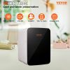 Vevor Mini Fridge for Bedroom, 10 Liter/12 Can Portable Fridges, Luxury Small Beverage Refrigerator for Skincare Food Breast Milk Chill