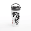 Travel Mug Distinct Flair Stainless Steel Design by HadiArts