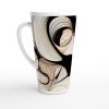 Coffee Mugs Ethereal Flow Latte Mug 17oz by HadiArts