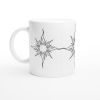 Coffee Mugs Microwave Safe Sunburst Ceramic Mugs by HadiArts